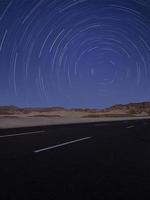 full moon on high way to sharm el sheikh mountains way photo