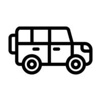 diseño de icono de jeep vector