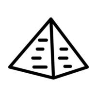 Pyramid Icon Design vector