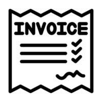 Invoice Icon Design vector