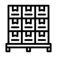 Pallet Icon Design vector