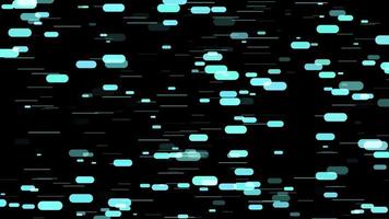 Geometric blue lines  pattern motion with alpha channel.Futuristic background concept. video