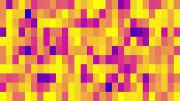 Abstract color mosaic pattern background. Motion creative texture decoration. Textile multicolor video