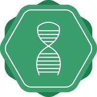 DNA Structure Line Icon vector