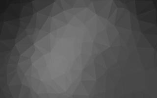 Dark Silver, Gray vector shining triangular background.