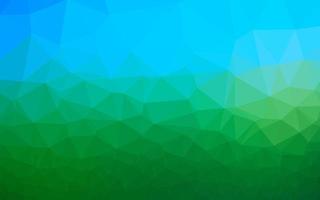 Light Blue, Green vector blurry hexagon pattern.