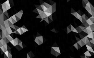 cubierta de mosaico de triángulo vector plateado claro, gris.
