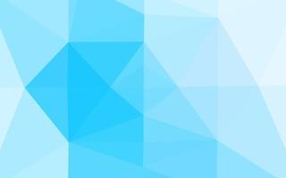 Light BLUE vector triangle mosaic cover.