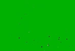 Light Green vector background with bubbles.