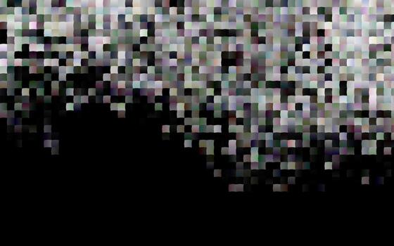 Dark Silver, Gray vector pattern in square style.