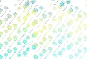 Light Blue, Yellow vector sketch texture.