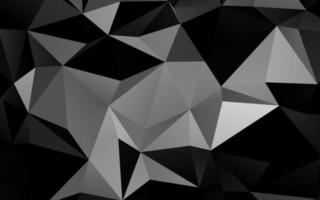 plata oscura, textura de mosaico de triángulo de vector gris.