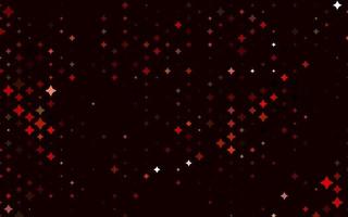 Light Red, Yellow vector layout with bright stars.