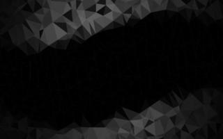 Dark Silver, Gray vector polygon abstract background.