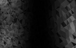 plata oscura, patrón de mosaico abstracto vector gris.