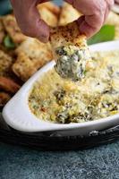 Artichoke spinach dip photo