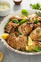 Lemon herbed garlic chicken photo