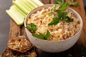 Homemade reuben dip with corned beef photo