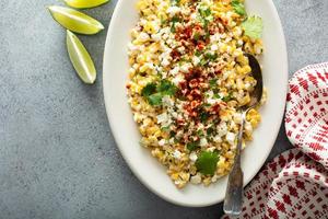 Mexican street corn photo