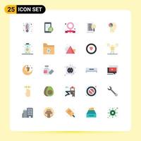 25 Thematic Vector Flat Colors and Editable Symbols of thinking head feminism graph search Editable Vector Design Elements