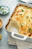 Cheesy scalloped potatoes photo