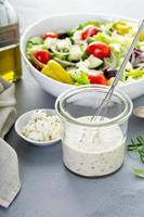 Homemade ranch dressing with feta photo