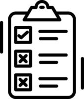 Checklist Vector Icon Design