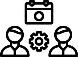 Planning And Organization Vector Icon Design