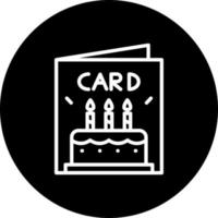 Birthday Card Vector Icon