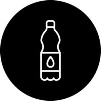 icono de vector de botella de agua