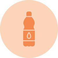 icono de vector de botella de agua