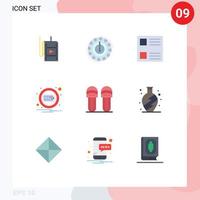 9 Creative Icons Modern Signs and Symbols of comfortable notification reduce interface battery Editable Vector Design Elements