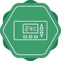 Thermostat Line Icon vector