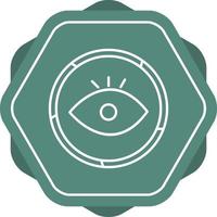 Vision Line Icon vector