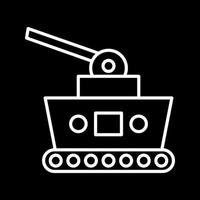 icono de vector de tanque