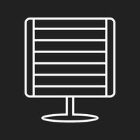 Infrared Heater Vector Icon