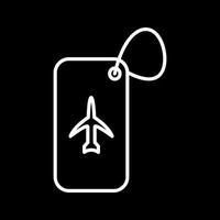 Luggage Tag Vector Icon