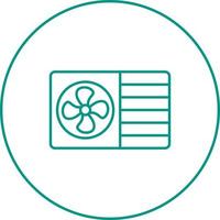 AC Window Unit Vector Icon