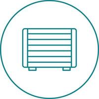 Gas Heater Vector Icon