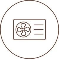 AC Outside Unit Vector Icon