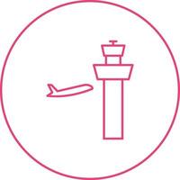 Air Control Tower Vector Icon