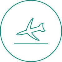 Flight Landing Vector Icon