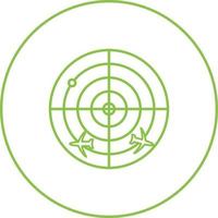 Radar Screen Vector Icon