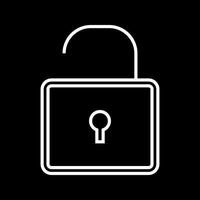 Open Lock Vector Icon Vector Icon