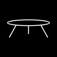 Small Table Vector Icon