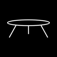 Small Table Vector Icon