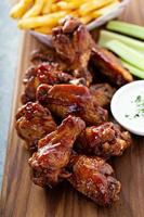 Barbeque chicken wings photo