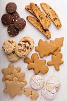 Variety of cookies for Christmas photo