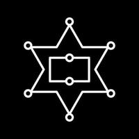 Sherrif Badge Vector Icon