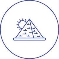 Pyramid Vector Icon